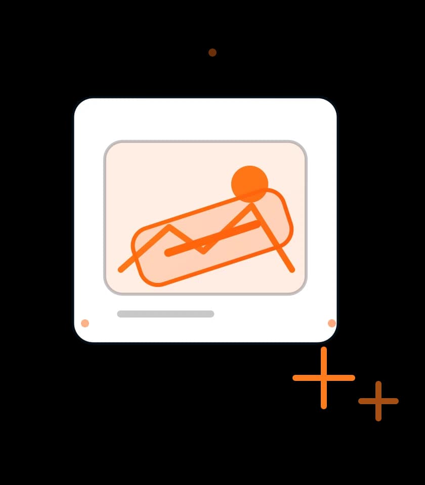 A watermark being placed over an image