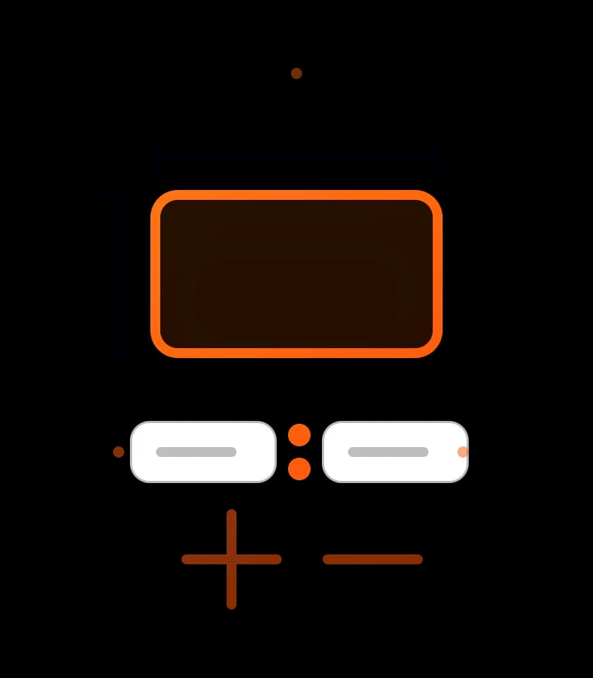 Image width and height being measured against a ratio