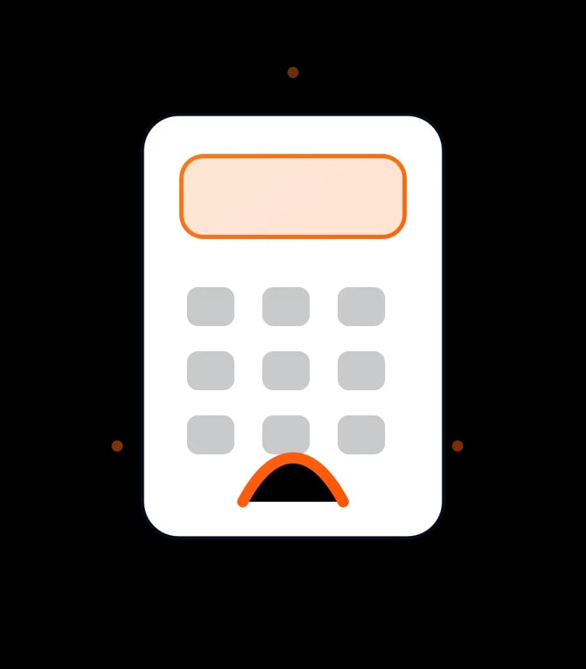 Health inputs being calculated into a BMI result