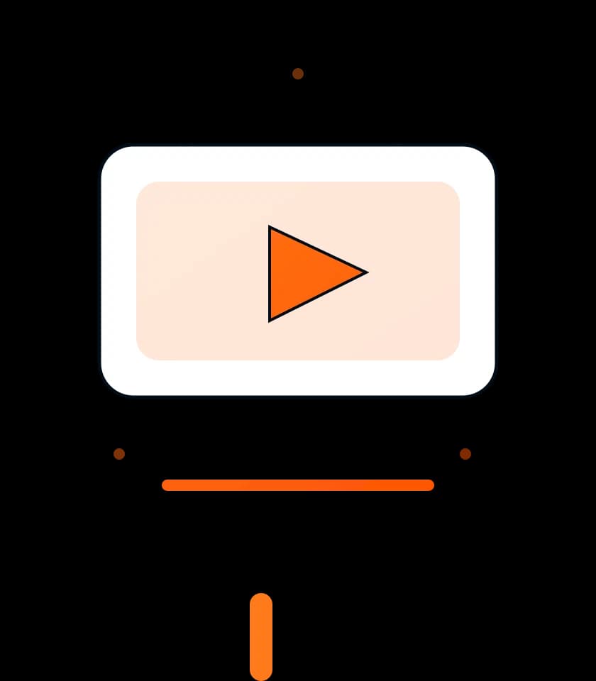 A video timeline being compressed