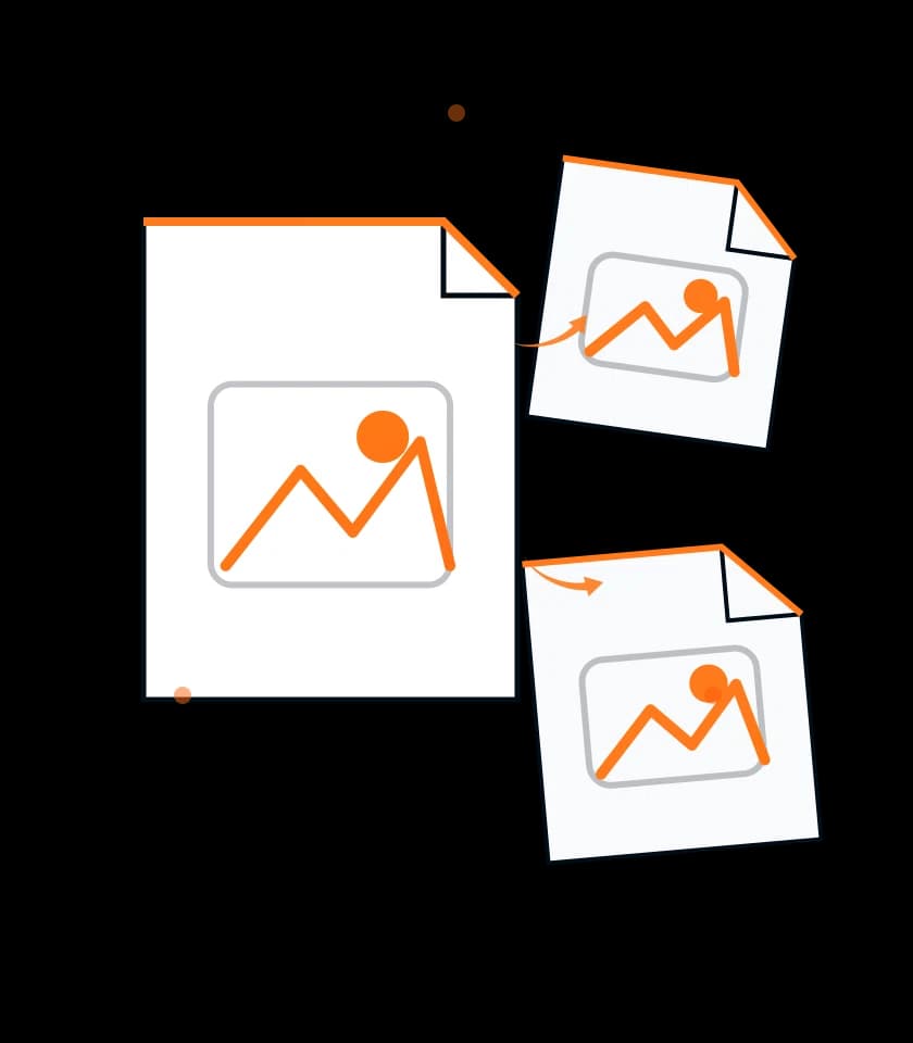 Images being extracted from a PDF file