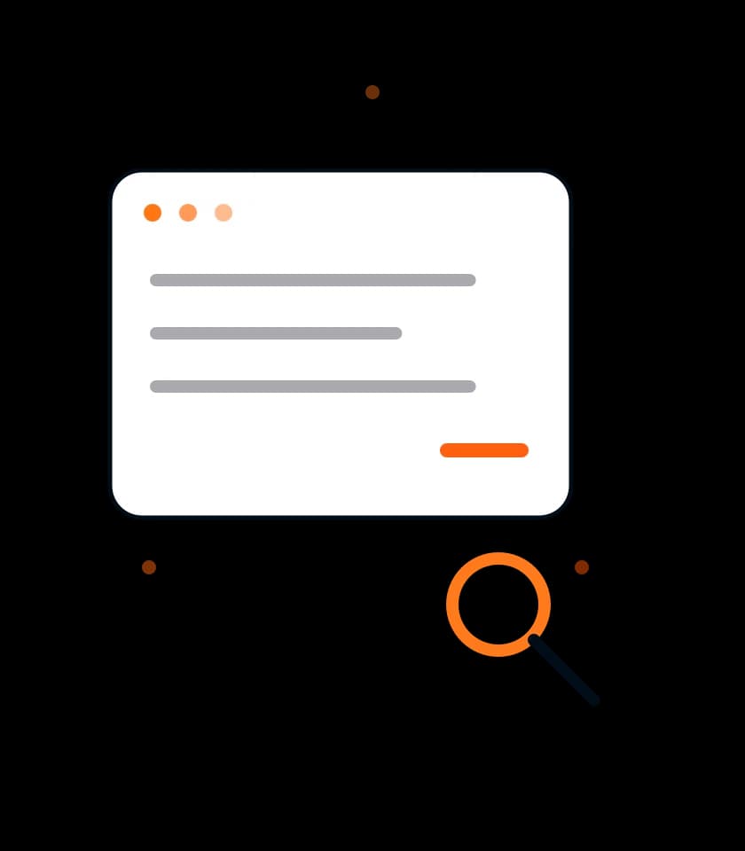 A link preview card being generated