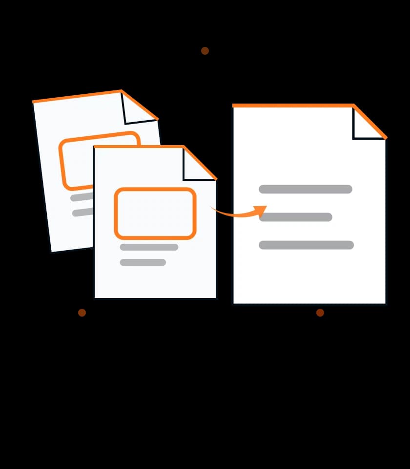 Presentation slides converting into a PDF file