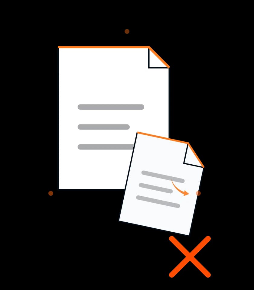 Selected pages being removed from a PDF