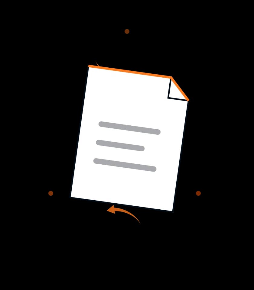 PDF page rotating into position