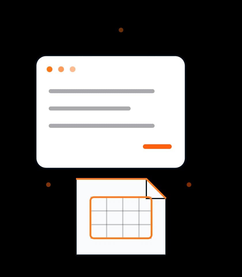 A sitemap structure being generated