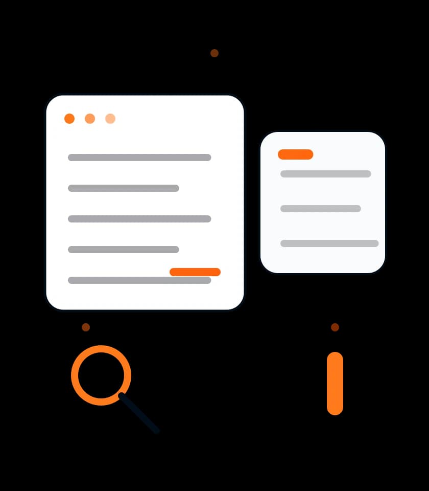A page being scored across on-page SEO signals