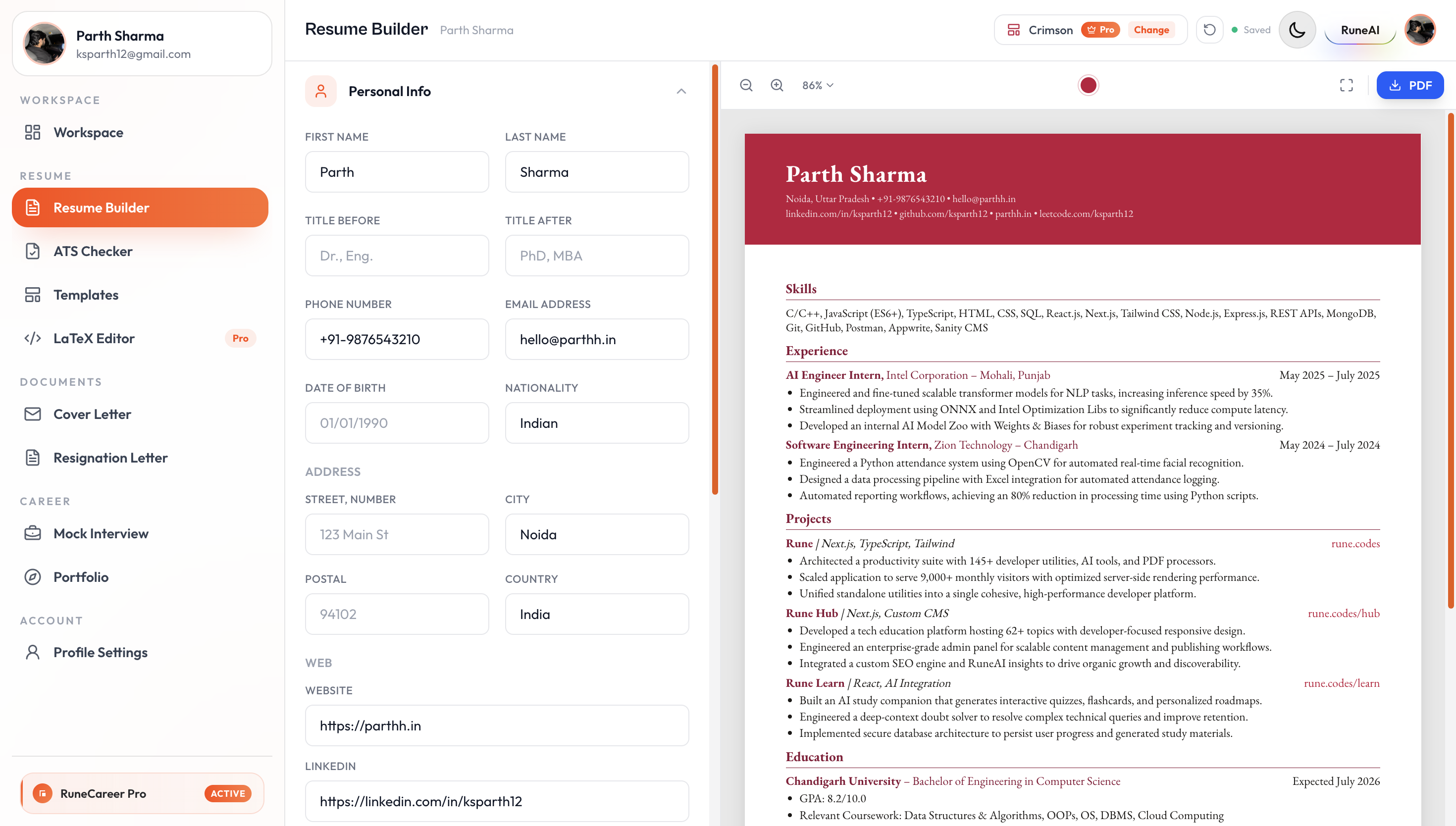 Professional Templates