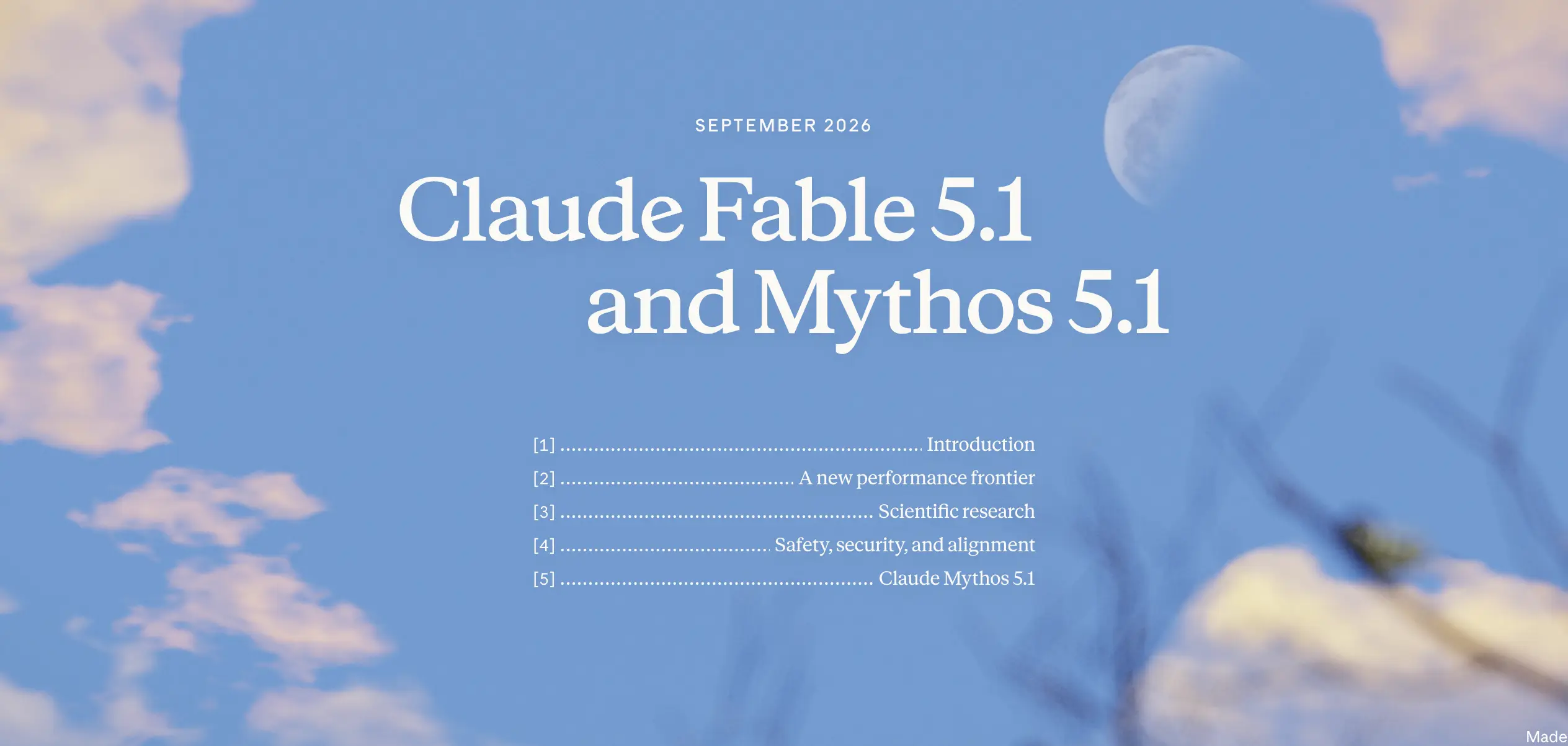 Anthropic introducing Claude Fable 5.1 and Claude Mythos 5.1